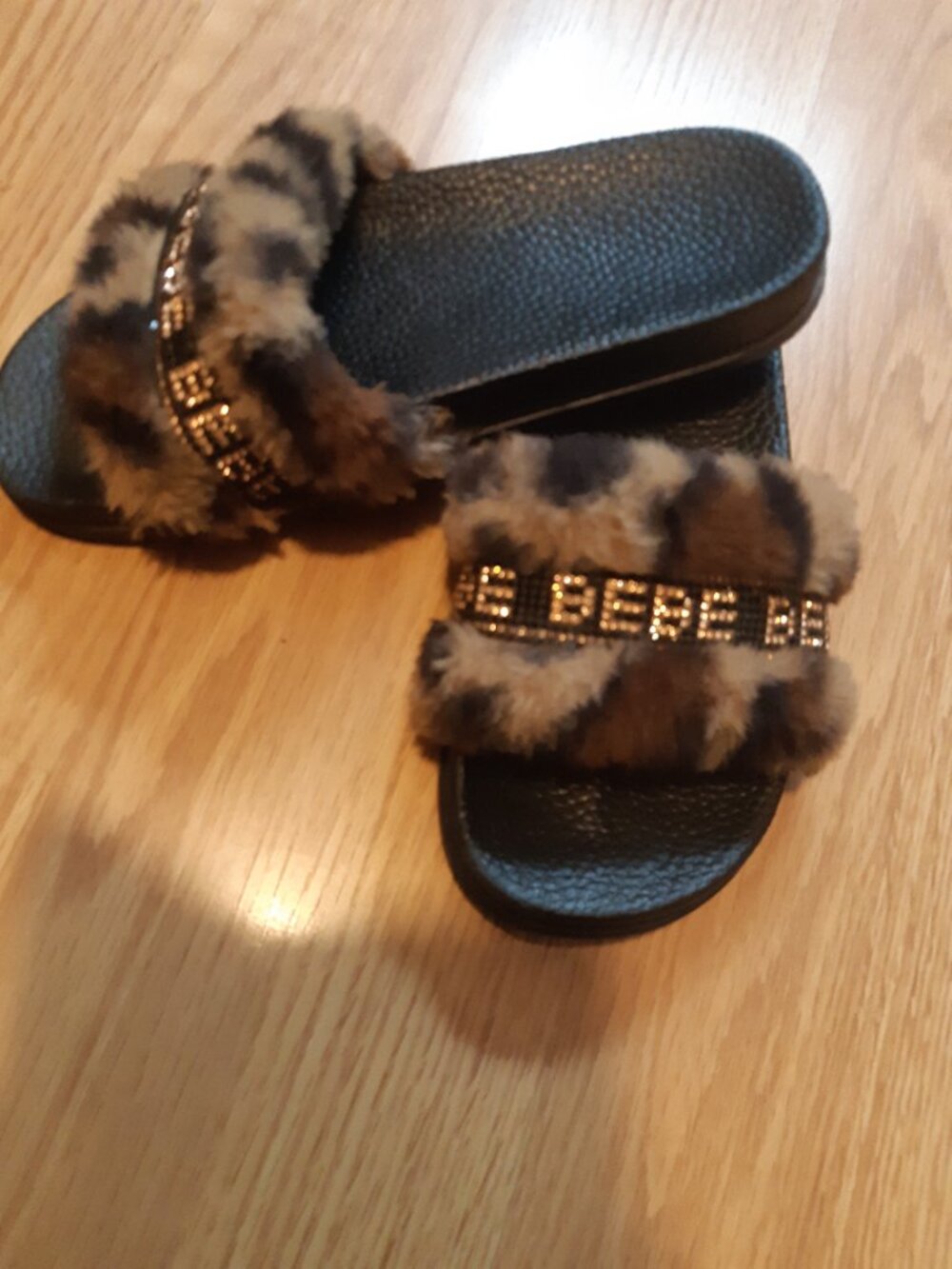 Girls Bebe slide sandals Size 2/3